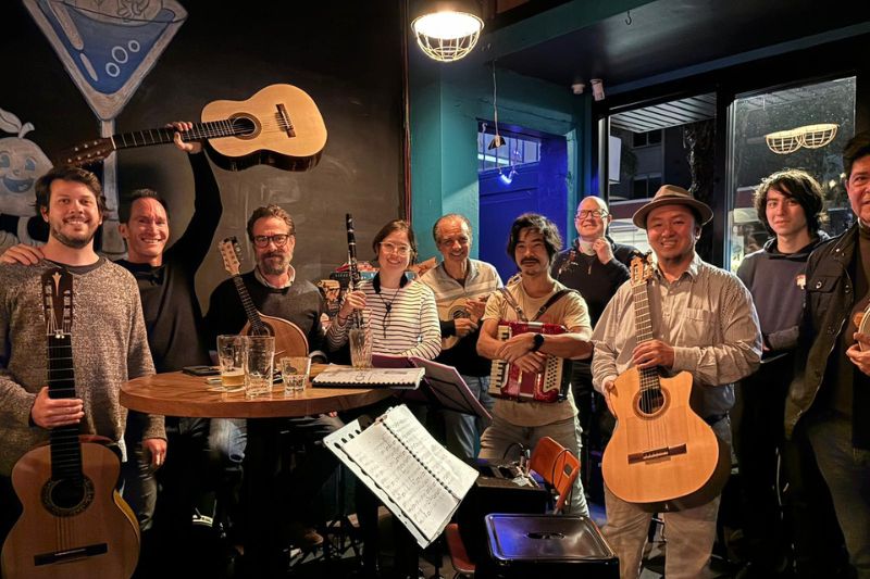 Choro Collective is a group of musicians that play brazilian choro music in Sydney